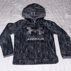 Under Armour Kids Black and Gray Hoodie